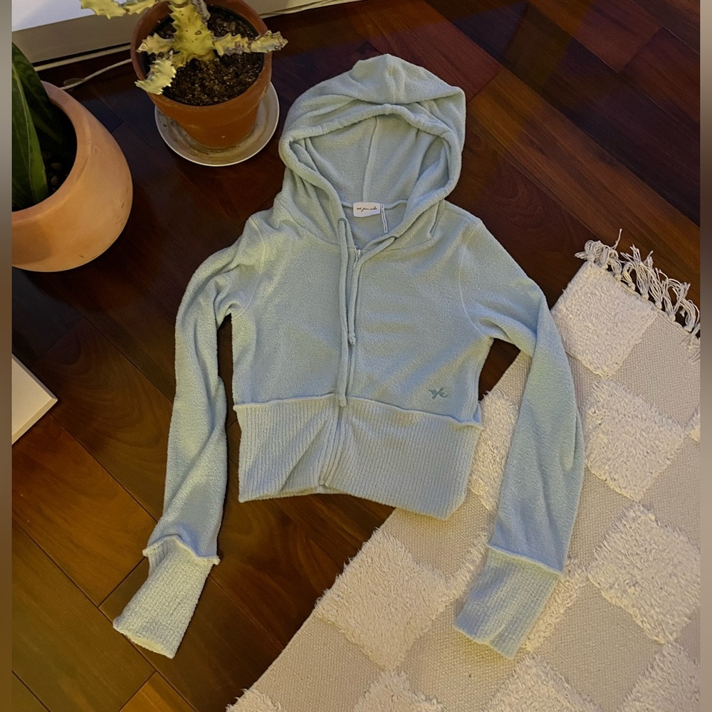 Light Blue Hoodie - Urban Outfitters